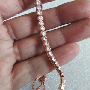 NEW Diamond Tennis Bracelet in Rose Gold